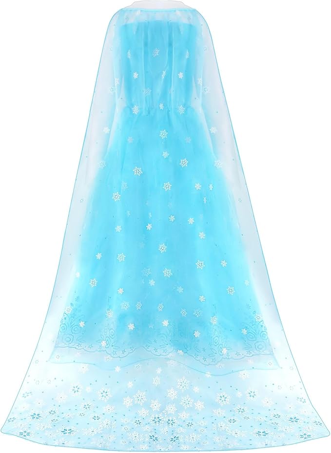 Princess Dresses for Girls - Graceful Sequin Princess Costume with Accessories - Dress Up Clothes for Halloween