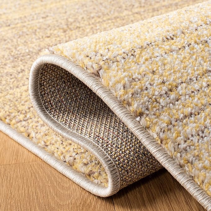 SAFAVIEH Adirondack Collection Accent Rug - 3' x 5', Gold & Ivory, Modern Ombre Design, Non-Shedding & Easy Care, Ideal for High Traffic Areas in Entryway, Living Room, Bedroom (ADR142D)
