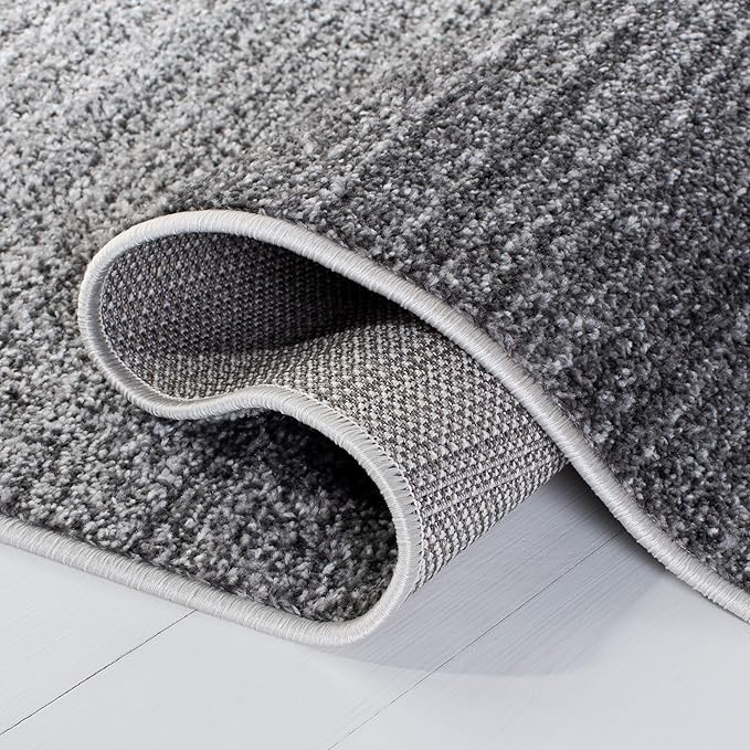 SAFAVIEH Adirondack Collection Runner Rug - 2'6" x 8', Grey & Ivory, Modern Ombre Design, Non-Shedding & Easy Care, Ideal for High Traffic Areas in Living Room, Bedroom (ADR142F)