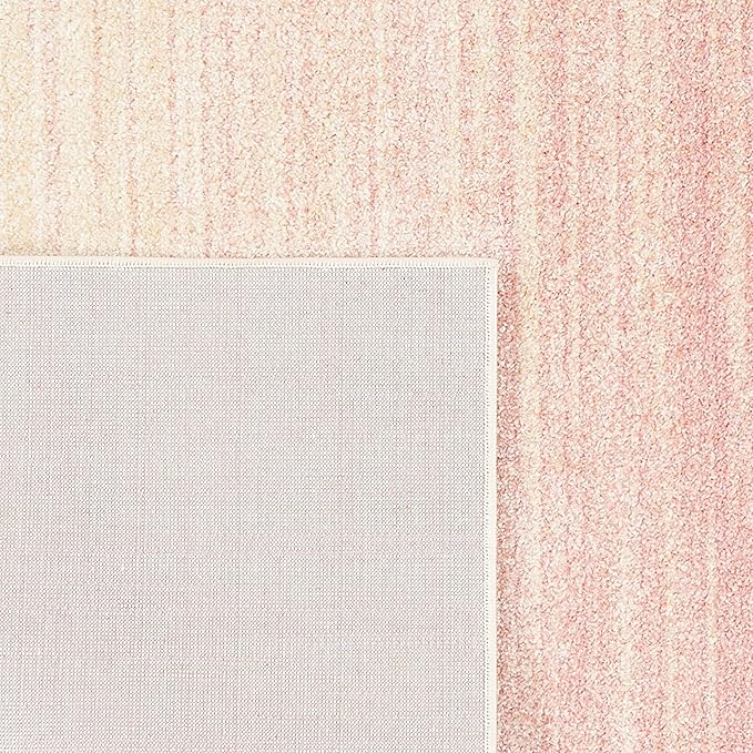 SAFAVIEH Adirondack Collection Runner Rug - 2'6" x 8', Pink & Ivory, Modern Ombre Design, Non-Shedding & Easy Care, Ideal for High Traffic Areas in Living Room, Bedroom (ADR142U)