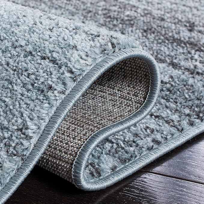 SAFAVIEH Adirondack Collection Runner Rug - 2'6" x 10', Grey & Light Grey, Modern Ombre Design, Non-Shedding & Easy Care, Ideal for High Traffic Areas in Living Room, Bedroom (ADR142G)