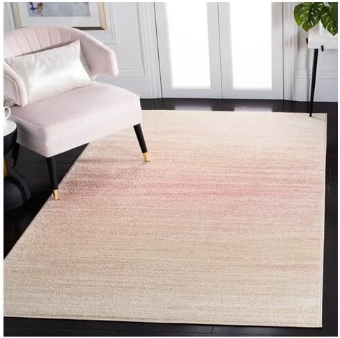 SAFAVIEH Adirondack Collection Accent Rug - 2'6" x 4', Pink & Ivory, Modern Ombre Design, Non-Shedding & Easy Care, Ideal for High Traffic Areas in Entryway, Living Room, Bedroom (ADR142U)