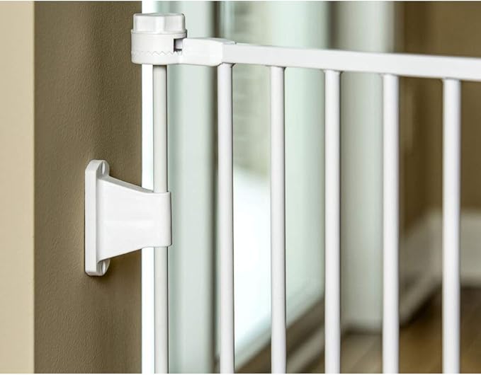 Regalo 76 Inch Super Wide Configurable Baby Gate, 3-Panel, Includes Wall Mounts and Hardware