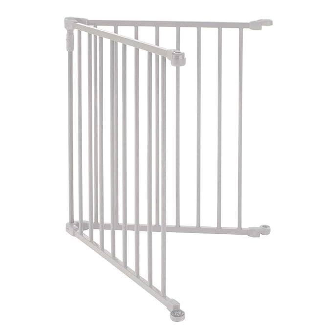 Toddleroo by North States 2 Panel Extension for 3 in 1 Metal Superyard: Adds up to 48" for an extra wide baby gate or play yard (48" width, Taupe)
