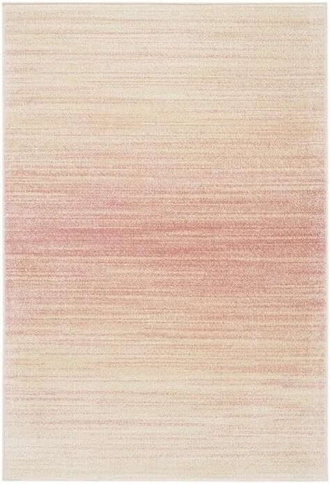 SAFAVIEH Adirondack Collection Accent Rug - 2'6" x 4', Pink & Ivory, Modern Ombre Design, Non-Shedding & Easy Care, Ideal for High Traffic Areas in Entryway, Living Room, Bedroom (ADR142U)