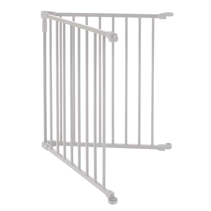 Toddleroo by North States 2 Panel Extension for 3 in 1 Metal Superyard: Adds up to 48" for an extra wide baby gate or play yard (48" width, Taupe)