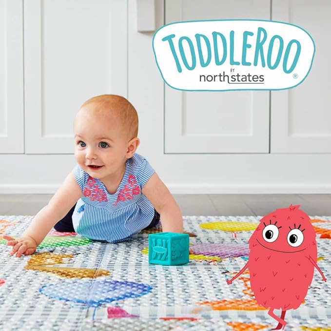 Toddleroo by North States 2 Panel Extension for 3 in 1 Metal Superyard: Adds up to 48" for an extra wide baby gate or play yard (48" width, Taupe)