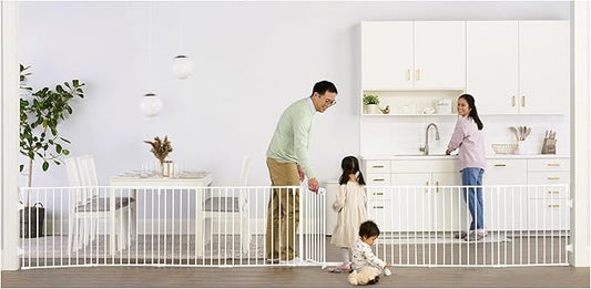 Regalo 194-Inch Super Wide Adjustable Baby Gate and Play Yard, 2-In-1, Bonus Kit, 4 Count (Pack of 1)