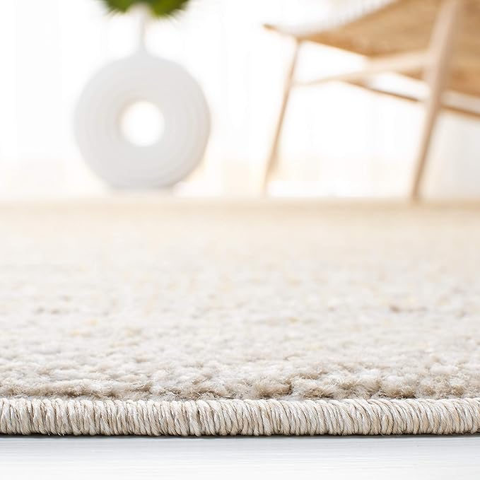 SAFAVIEH Adirondack Collection Area Rug - 8' x 10', Gold & Ivory, Modern Ombre Design, Non-Shedding & Easy Care, Ideal for High Traffic Areas in Living Room, Bedroom (ADR142D)