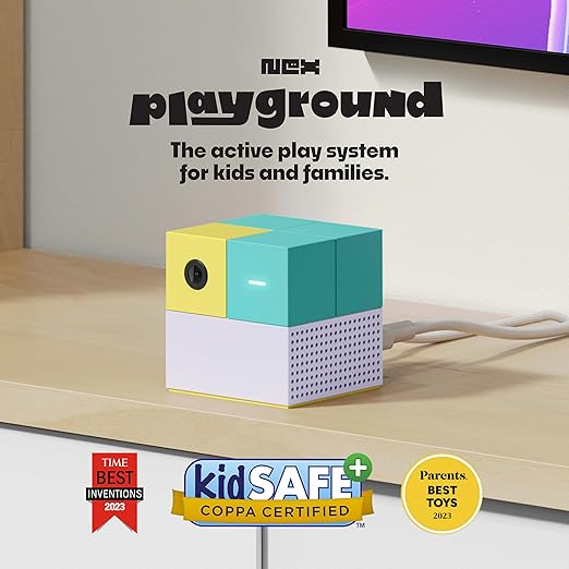 Nex Playground - The Active Play System for Kids & Families where Indoor Physical Activity Meets Interactive Family Fun and Is Great for Gaming Nights, Parties and Playdates