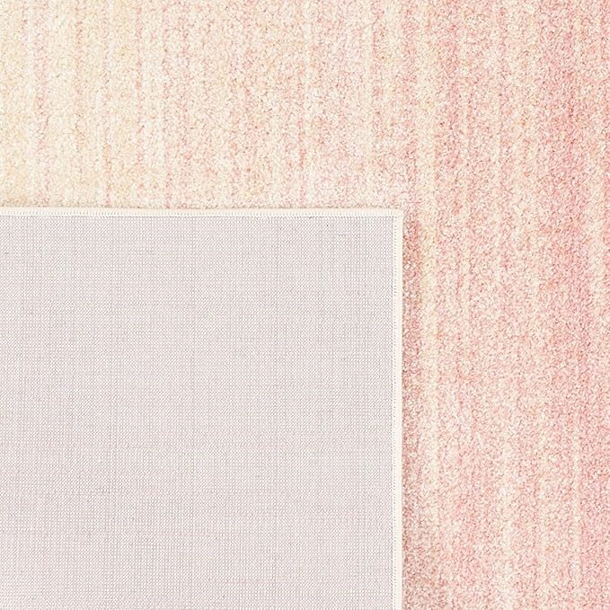 SAFAVIEH Adirondack Collection Runner Rug - 2'6" x 14', Pink & Ivory, Modern Ombre Design, Non-Shedding & Easy Care, Ideal for High Traffic Areas in Living Room, Bedroom (ADR142U)