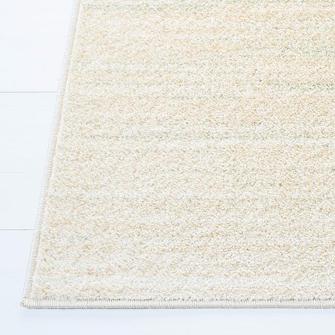 SAFAVIEH Adirondack Collection Runner Rug - 2'6" x 8', Green & Ivory, Modern Ombre Design, Non-Shedding & Easy Care, Ideal for High Traffic Areas in Living Room, Bedroom (ADR142Y)