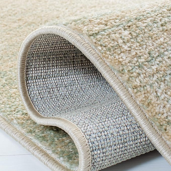 SAFAVIEH Adirondack Collection Runner Rug - 2'6" x 8', Green & Ivory, Modern Ombre Design, Non-Shedding & Easy Care, Ideal for High Traffic Areas in Living Room, Bedroom (ADR142Y)