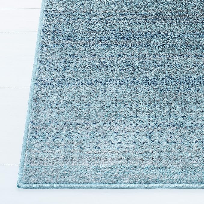 SAFAVIEH Adirondack Collection Accent Rug - 4' x 6', Purple & Grey, Modern Ombre Design, Non-Shedding & Easy Care, Ideal for High Traffic Areas in Entryway, Living Room, Bedroom (ADR142V)
