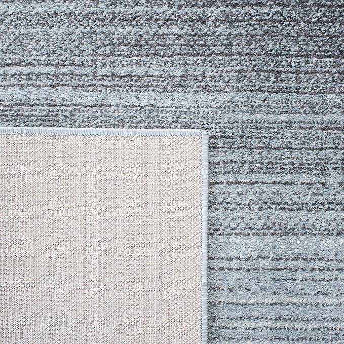 SAFAVIEH Adirondack Collection Accent Rug - 4' x 6', Grey & Light Grey, Modern Ombre Design, Non-Shedding & Easy Care, Ideal for High Traffic Areas in Entryway, Living Room, Bedroom (ADR142G)
