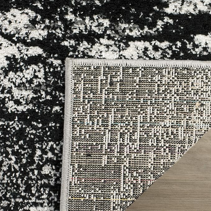 SAFAVIEH Adirondack Collection Runner Rug - 2'6" x 12', Silver & Multi, Modern Abstract Design, Non-Shedding & Easy Care, Ideal for High Traffic Areas in Living Room, Bedroom (ADR112G)