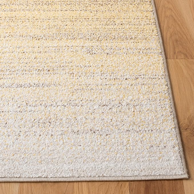 SAFAVIEH Adirondack Collection Runner Rug - 2'6" x 12', Gold & Ivory, Modern Ombre Design, Non-Shedding & Easy Care, Ideal for High Traffic Areas in Living Room, Bedroom (ADR142D)