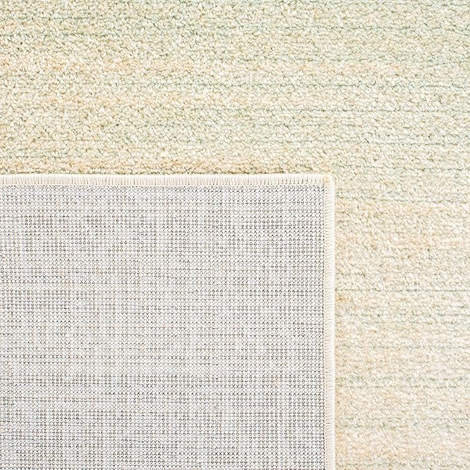 SAFAVIEH Adirondack Collection Runner Rug - 2'6" x 8', Green & Ivory, Modern Ombre Design, Non-Shedding & Easy Care, Ideal for High Traffic Areas in Living Room, Bedroom (ADR142Y)